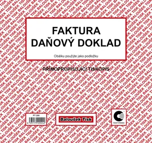 Faktura daňový doklad 2/3 A4 PT200